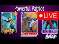 Powerful Patriot Lunch Live Stream - Come Hang Out and Chat - Marvel Snap