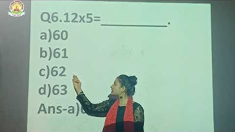 DAV SCHOOL TUTORIALS CLASS  1 MATHS REVISION MCQ BY NISHI MISS