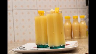 How To Make Fresh Pineapple Ginger Juice no Sugar No Preservatives