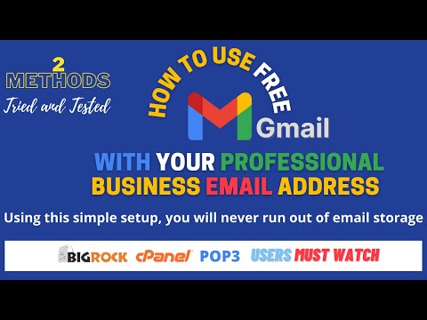 How to Setup Business Domain Email in Gmail | Create Custom Domain Email in Gmail for Free