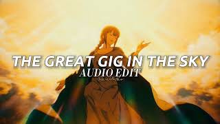 The Great Gig in the Sky • Pink Floyd [audio edit]