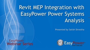 Revit MEP Integration with EasyPower Power System Analysis