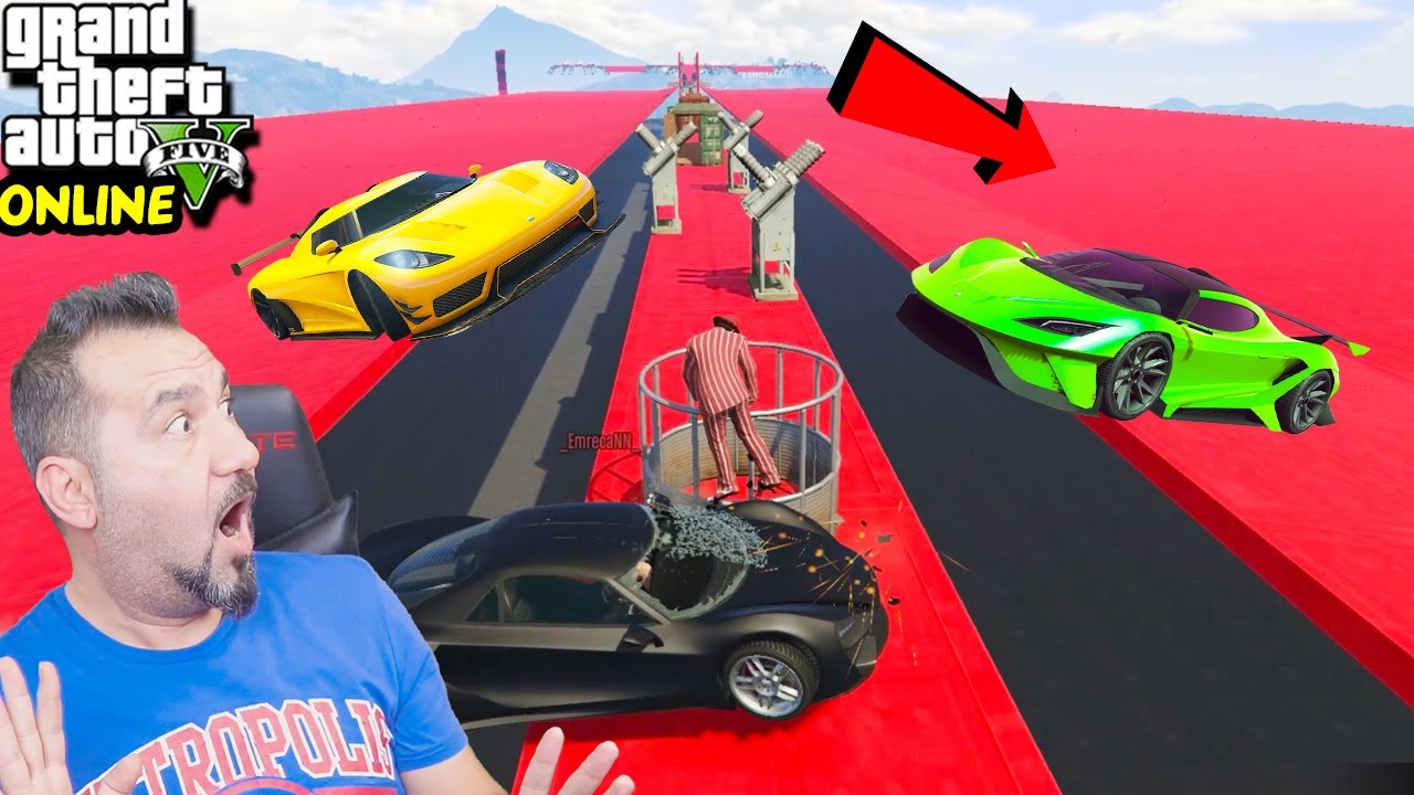 ARABALAR KOŞUCULARA KARŞI! GTA 5 TARİHİNDE İLK! ARABAYLA RAKİBİ PARKURA SOKTU! | EKİPLE GTA 5 ONLINE
