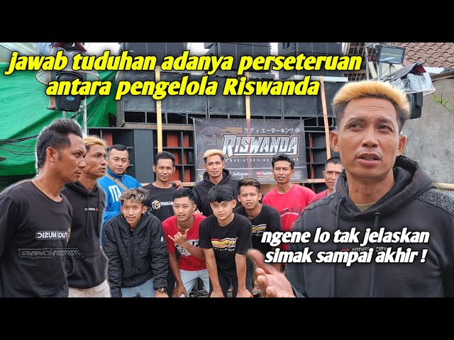 Bos Riswanda jawab tuduhan kalau ada perseteruan antar pengelola riswanda class=