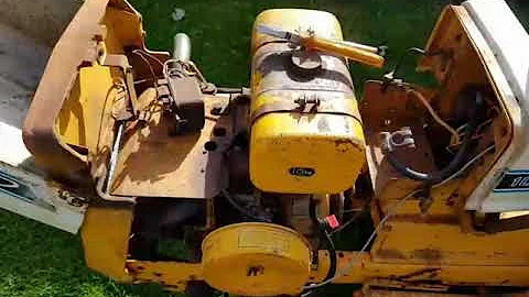 1971 International Harvester Cub Cadet 106 restoration