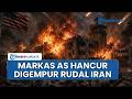 Rangkuman Konflik Iran-AS: Markas Militer AS Porak-poranda Digempur Rudal Iran, IRGC Buka Suara