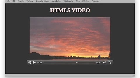 How to Add HTML5 Autoplay Video 2016