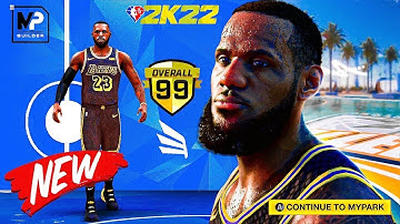 BEST SMALL FORWARD BUILD NBA 2K22 NEXT GEN (LEBRON JAMES BUILD) 🔥🔥🔐