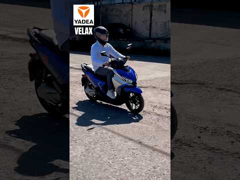 Электромопед Yadea Velax / 05604 (2000W, LiFePO4 72V 30Ah, CBS, до 70 км/ч) электроскутер Бесплатная доставка, видео 1