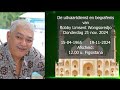 De uitvaartdienst en begrafenis van Robby Limsent Wongsoredjo. Donderdag 21 nov. 2024.