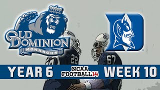 NCAA Football 14 Dynasty - Old Dominion: Episode 84
