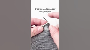 Magic No Gauge Sock Knitting Pattern