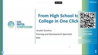 From High School to College in One Click