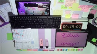 [25/05/25] Estude comigo 8hs| SEFAZ-RN | área fiscal e administrativa | Study with me |ASMR chuva