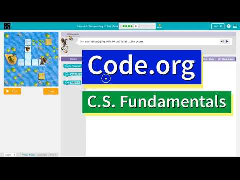 Code.org Sequencing in the Maze Lesson 1 Puzzle 7 Tutorial and Answer | Course E