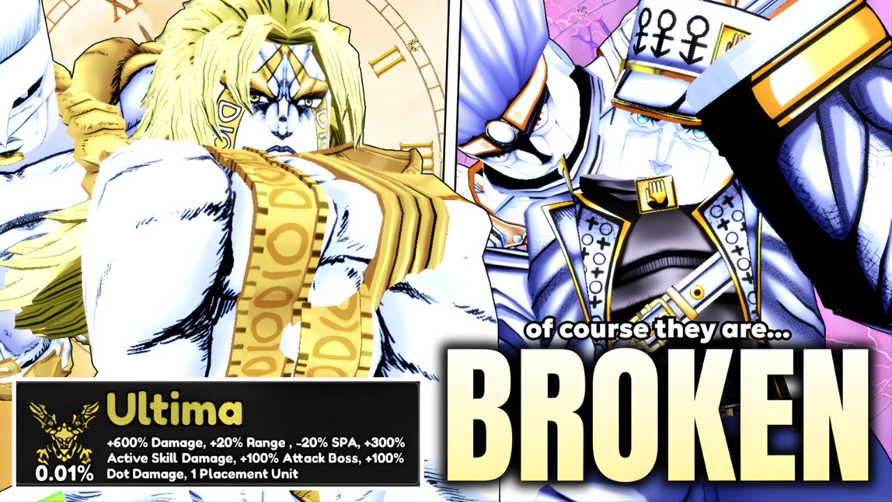 JUST BROKEN! | Obtaining DIO OH & JOTARO in Anime Guardians