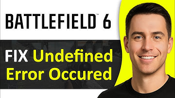 How To Fix Undefined Error Occured Battlefield 6 (Step By Step)