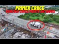 Primer vehículo cruza  PUERTO ANTIOQUIA !