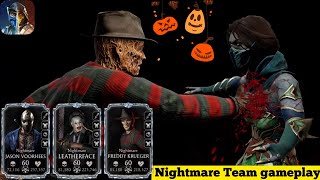 Leatherface , Freddy Krueger & Jason Vorhees Nightmare Team FW Gameplay | MK Mobile screenshot 5