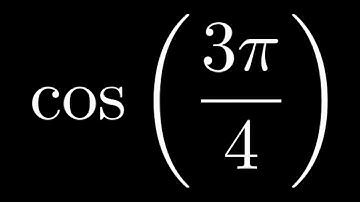 Compute cos(3pi/4)