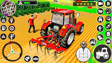 Modern Tractor Farming Driving Simulator 3D - New Tractor Games - Android  Gameplay 