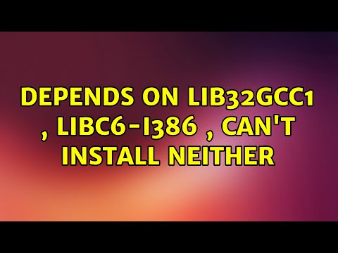 Ubuntu: Depends on lib32gcc1 , libc6-i386 , can't install neither