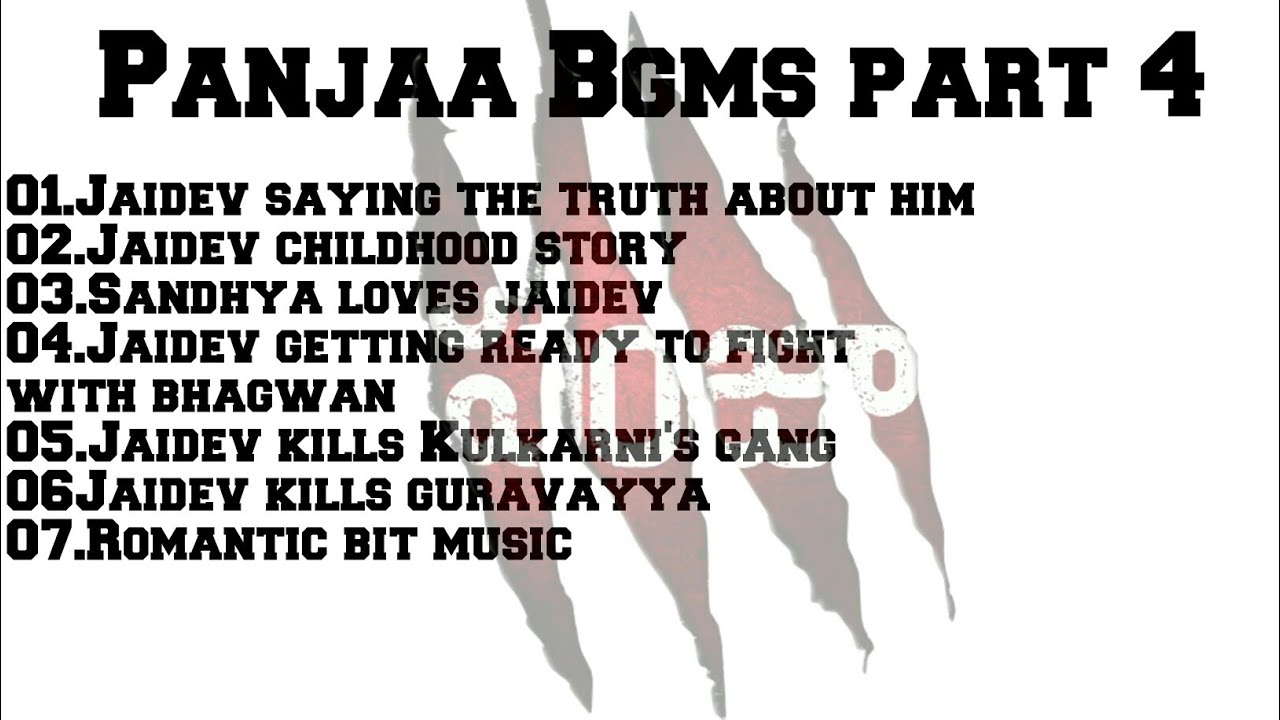 Panjaa Bgms part 4