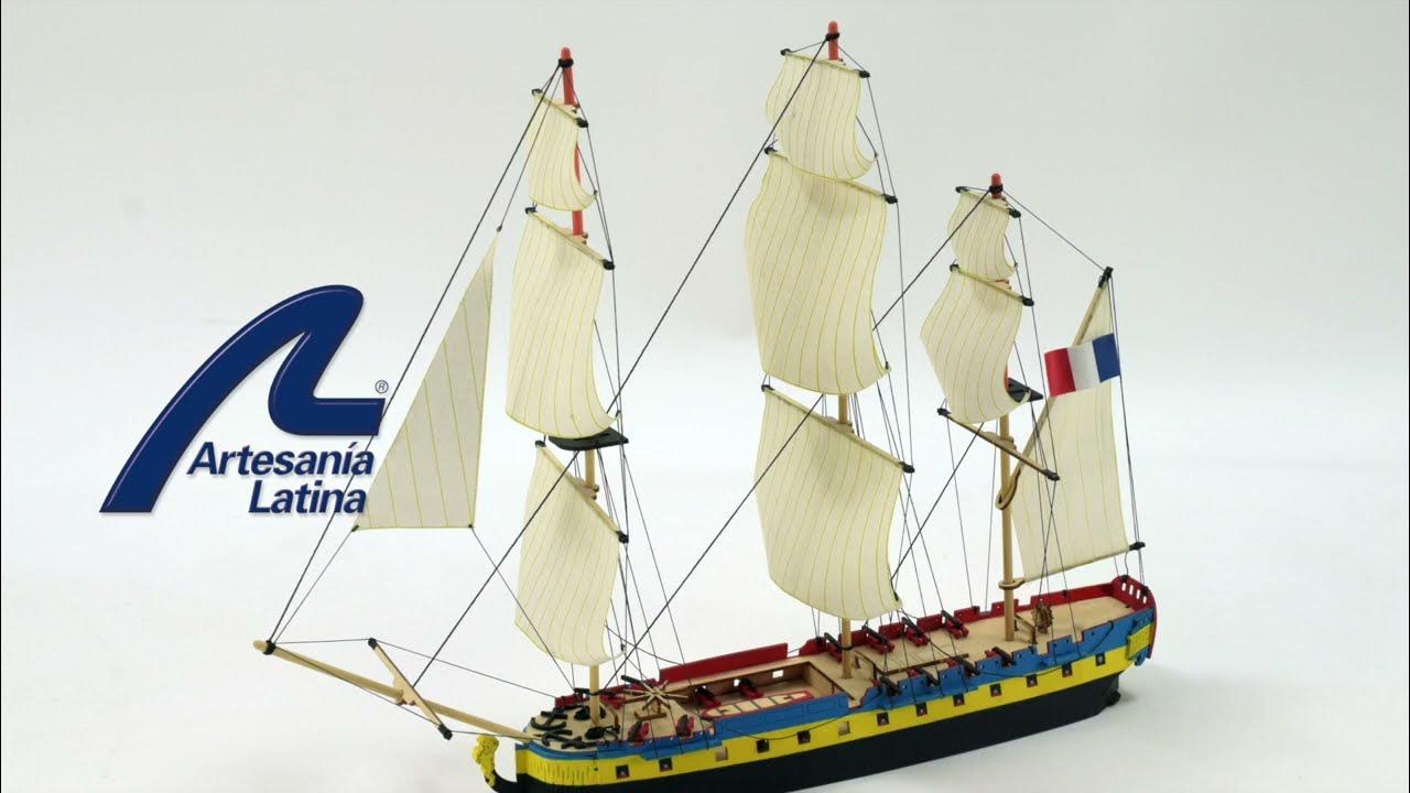 Frégate l'Hermione, Maquette bateau en bois, Artésania Latina