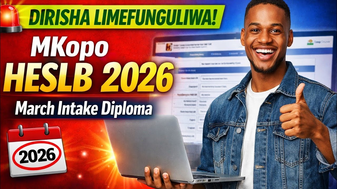 🔥 JINSI YA KUOMBA MKOPO WA HESLB 2026 (MARCH INTAKE DIPLOMA) | Tarehe Rasmi ya Dirisha Kufunguliwa!