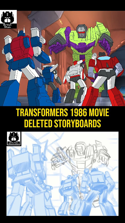 Lost Transformers Movie (1986) Storyboards | Exclusive Footage