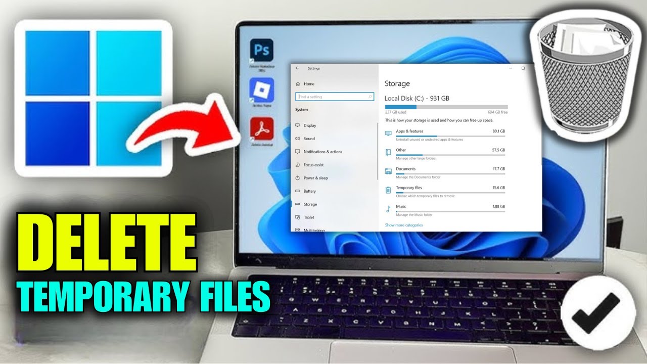 Clean Temp File How To Clean Temporary Files - YouTube