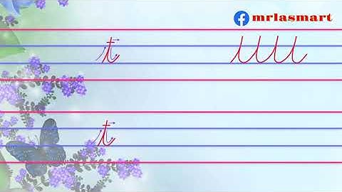 Cursive T | Precise Formation | Merryland Academy Digital Classroom