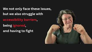 I’ve Had Enough: Addressing Women’s Oppression as a Deaf Woman