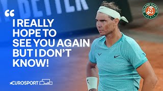 EMOTIONAL SCENES as Rafael Nadal eliminated by Alexander Zverev 🥹 | French Open 2024 🇫🇷 image
