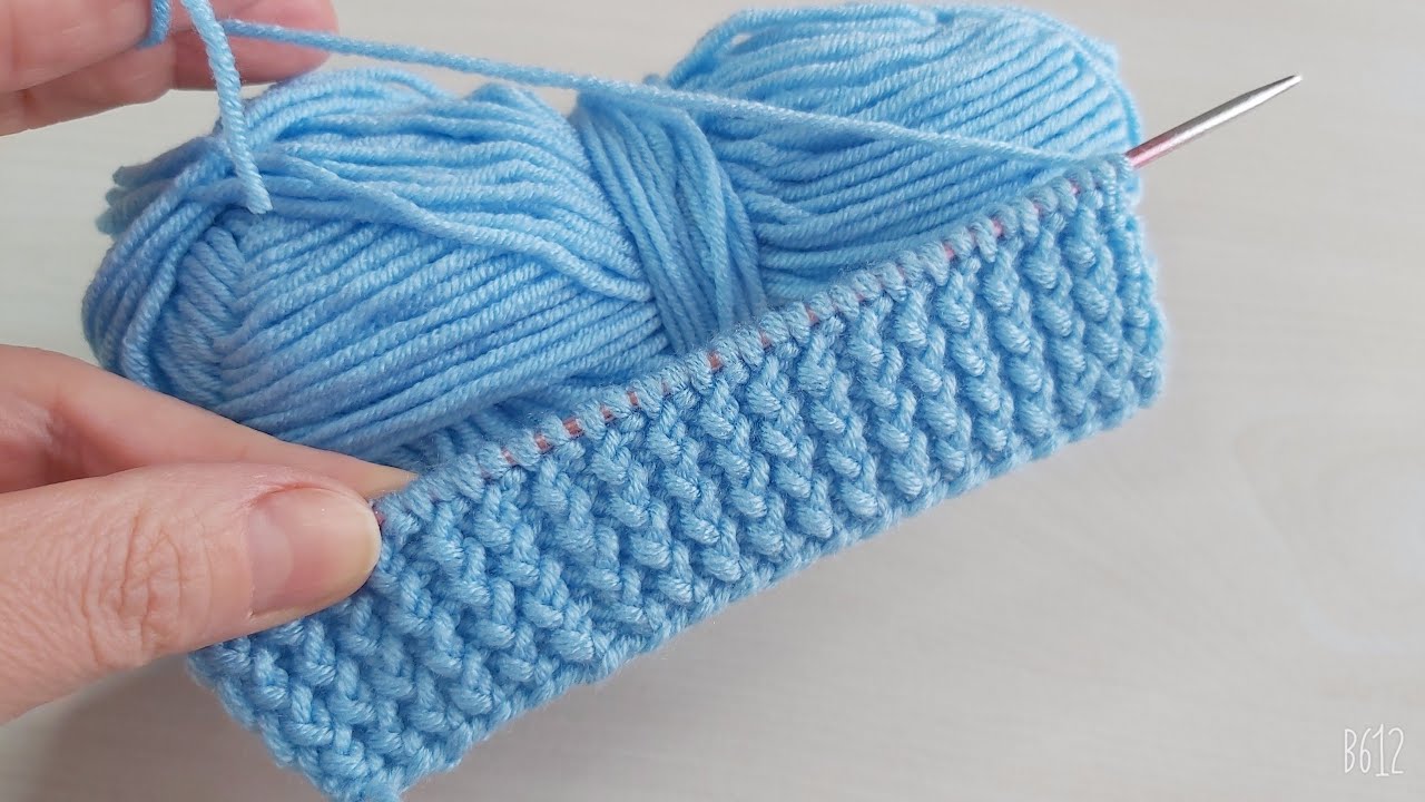 İki şiş cilveli lastik örgü model anlatımı ✅crochet knitting