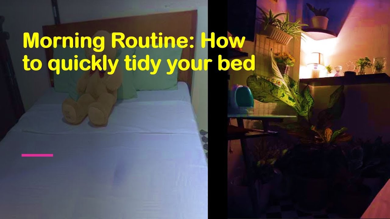 Tips to make your bed clean and tidy 