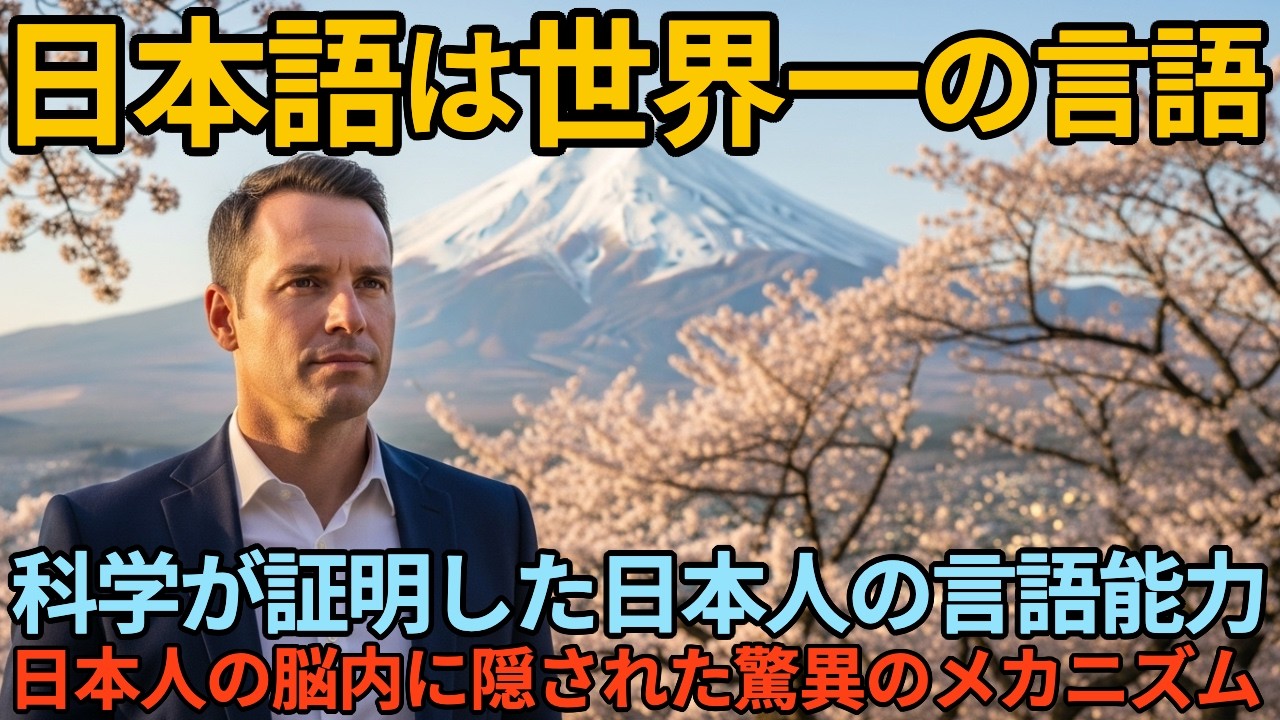【海外の反応】海外の天才言語学者が「悪魔の言語だ」と絶叫した日本語の特殊性。なぜ日本人は３種の文字を操れるのか？その脳内に隠された驚異のメカニズム【日本称賛】