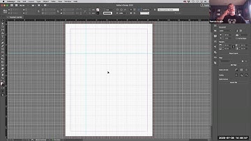 Basic Page Setup and Using Grids and Guides in Adobe InDesign