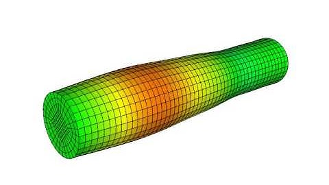 Pressure wave propagation in a straight tube