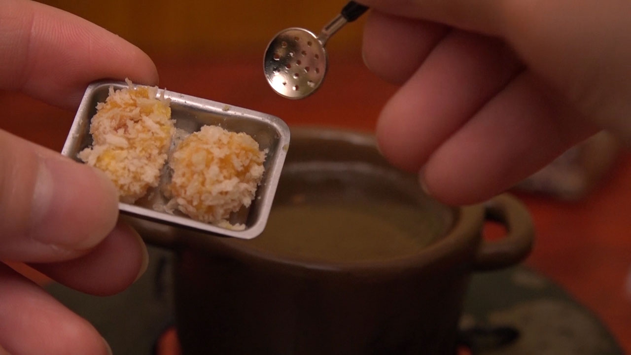 MiniFood Ground Meat Cutlet 食べれるミニチュアメンチカツ