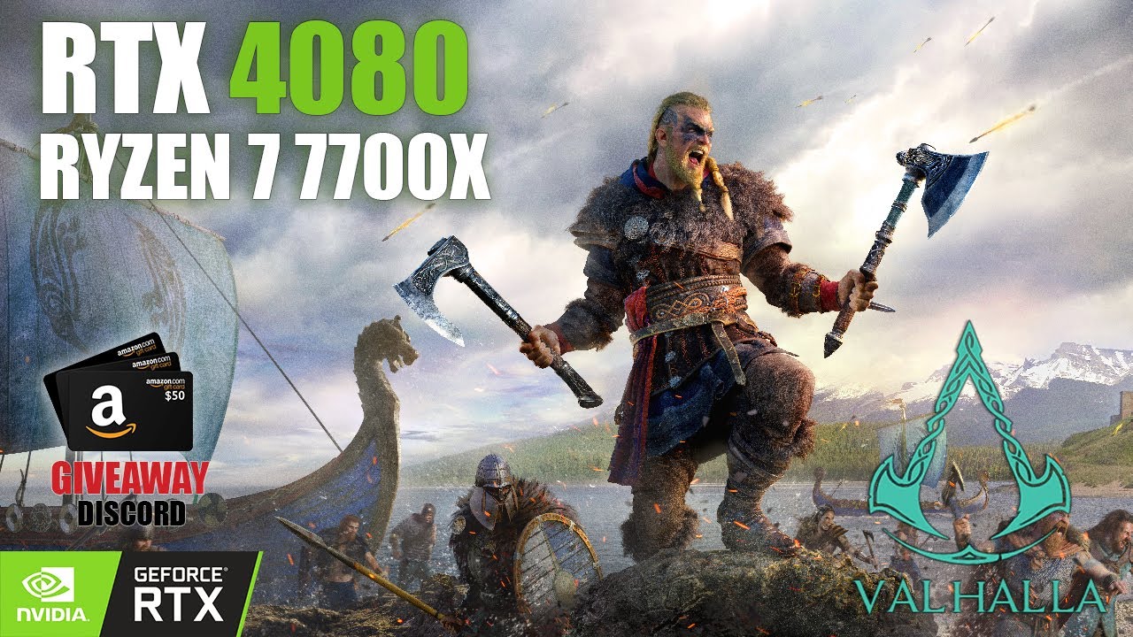 Assassin's Creed Valhalla | RTX 4080 | R7 7700X | 1440p  | Ultra High & HUB Settings