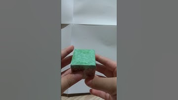 my paper minecraft grass block