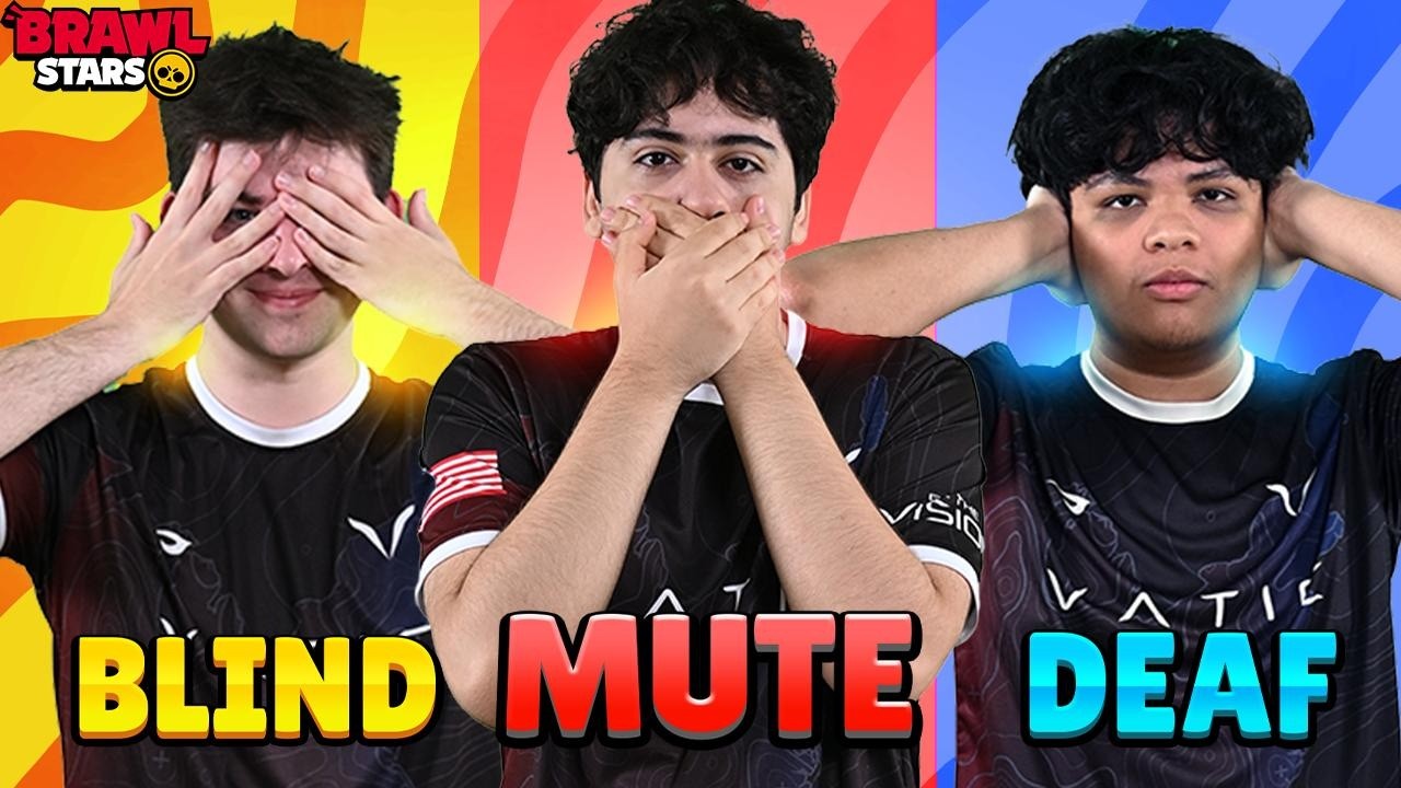 Blind, Deaf & Mute Brawl Stars Challenge 🙈🙉🙊
