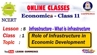 Infrastructure : What is Infrastructure? | Role of Infrastructure in Economic Development | 1st PUC