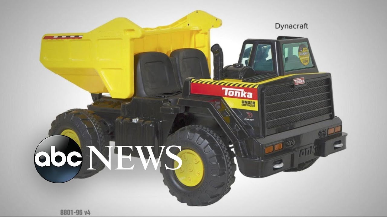 Toy Truck Pulled After It Burst into Flames - YouTube