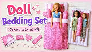 Diy Doll Bedding Set Easy Sewing Tutorial