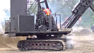 Making Adjustments to Antique Steam Shovel    Working