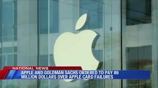 Apple and Goldman Sachs ordered to pay 89 Million over Apple card failures