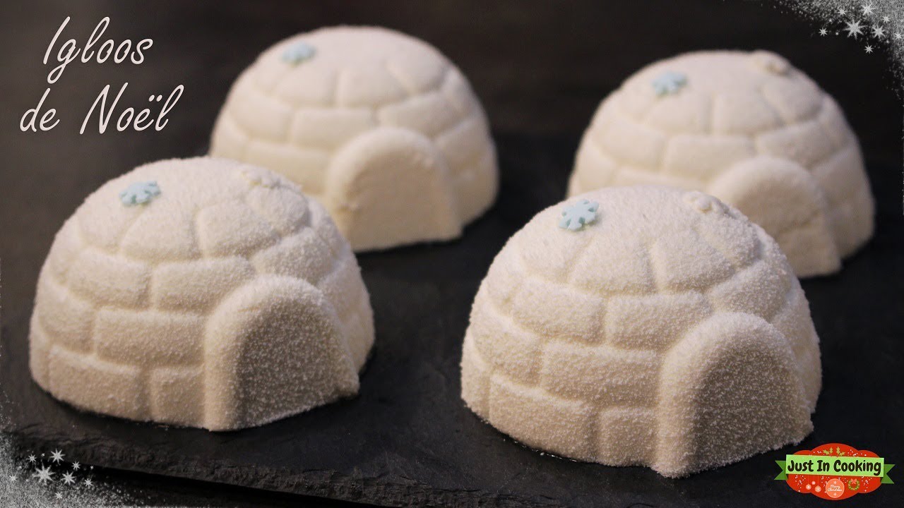 Recette D Igloos De Noel Coco Framboise Youtube