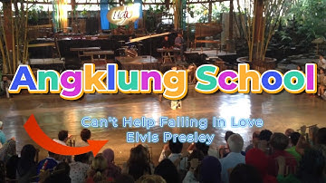 ANGKLUNG school in Bandung Indonesia plays Elvis Presley - Can